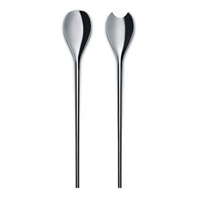 Alessi Collection Humain BMGS02 saladebestek, roestvrij staal 18/10, gepolijst Alessi Collection Humain BMGS02 saladebestek, roestvrij staal 18/10, gepolijst