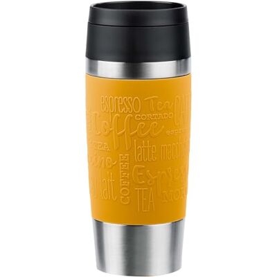 Emsa N20208 Travel Mug Classic thermosbeker 0,36 l nieuwe comfortabele schroefsluiting roestvrij staal 4 uur warm en 8 uur koud 100% waterdicht vaatwasmachinebestendig opening Emsa N20208 Travel Mug Classic thermosbeker 0,36 l nieuwe comfortabele schroefsluiting roestvrij staal 4 uur warm en 8 uur koud 100% waterdicht vaatwasmachinebestendig opening