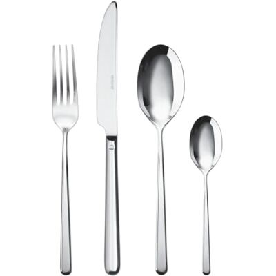 Sambonet Lineair, roestvrij staal, zilver, één maat Sambonet Lineair, roestvrij staal, zilver, één maat