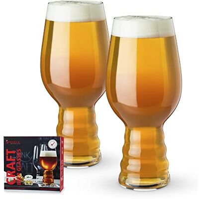 Spiegelau & Nachtmann, Kristalglas, ambachtelijke bierglazen, glas, transparant, 2 glazen Spiegelau & Nachtmann, Kristalglas, ambachtelijke bierglazen, glas, transparant, 2 glazen