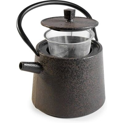 IBILI Gietijzeren theepot Nara, 1,2 liter, geëmailleerde binnenkant, compatibel met inductiekookplaten IBILI Gietijzeren theepot Nara, 1,2 liter, geëmailleerde binnenkant, compatibel met inductiekookplaten
