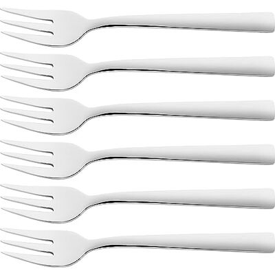 ZWILLING Taartvorken (6 stuks), roestvrij staal 18/10, gepolijst, serie diner ZWILLING Taartvorken (6 stuks), roestvrij staal 18/10, gepolijst, serie diner