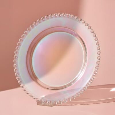 KARACA Rory serveerbord 27 cm elegant glazen dienblad voor de perfecte presentatie van cake en koekjes, vaatwasmachinebestendig, elegant design voor tafelarrangementen KARACA Rory serveerbord 27 cm elegant glazen dienblad voor de perfecte presentatie van cake en koekjes, vaatwasmachinebestendig, elegant design voor tafelarrangementen