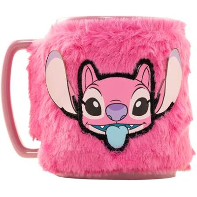 Pyramid Fuzzy Mok Angel Keramische mok met afneembare vacht 440 ml Koffie en thee warm of koud Pyramid Fuzzy Mok Angel Keramische mok met afneembare vacht 440 ml Koffie en thee warm of koud