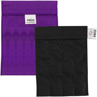 FRIO Grote insuline-koeltas in paars, 14 x 19 cm voor maximaal 4 insulinepennen, koeling met koud water, geen koelblok nodig FRIO Grote insuline-koeltas in paars, 14 x 19 cm voor maximaal 4 insulinepennen, koeling met koud water, geen koelblok nodig