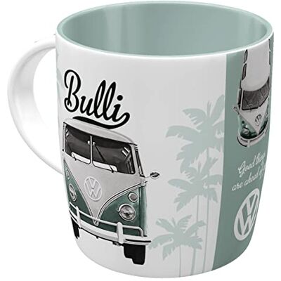 ART Retro VW Good Things cadeau-idee voor VW bus keramiek vintage design 330 ml ART Retro VW Good Things cadeau-idee voor VW bus keramiek vintage design 330 ml