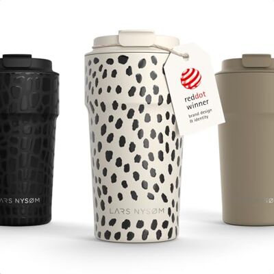 LARS NYSØM Thermosbeker voor koffie, 500 ml, reisbeker, thermosbeker voor Thermo Coffee Mug to go 4 uur warm en 8 uur koud thermobeker voor koffie op reis thermobeker van roestvrij staal LARS NYSØM Thermosbeker voor koffie, 500 ml, reisbeker, thermosbeker voor Thermo Coffee Mug to go 4 uur warm en 8 uur koud thermobeker voor koffie op reis thermobeker van roestvrij staal