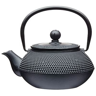 La Cafetière Japanse Gietijzeren Theepot met Infuser Zwart 600 ml La Cafetière Japanse Gietijzeren Theepot met Infuser Zwart 600 ml