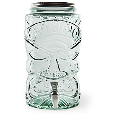 Excelsa Tiki Drankdispenser met kraan, gerecycled glas, 6 liter Excelsa Tiki Drankdispenser met kraan, gerecycled glas, 6 liter