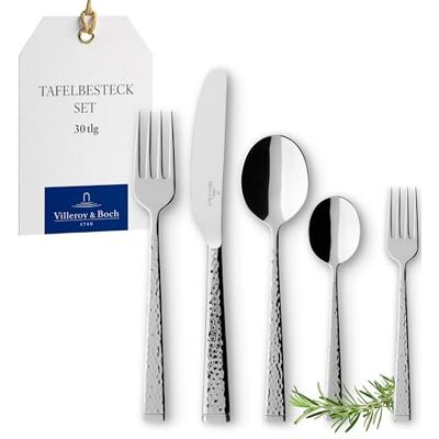 Villeroy & Boch Blacksmith Bestek voor maximaal 6 personen, 30-delig, roestvrij staal Villeroy & Boch Blacksmith Bestek voor maximaal 6 personen, 30-delig, roestvrij staal