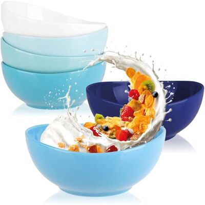 com-four ® 6 x keramische kommen, 500 ml, voor granen com-four ® 6 x keramische kommen, 500 ml, voor granen