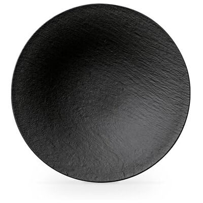Villeroy & Boch Manufacture Rock Diepe schaal, 28,4 cm, premium porselein, grijs Villeroy & Boch Manufacture Rock Diepe schaal, 28,4 cm, premium porselein, grijs