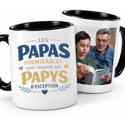 quotedazur Café-Croissant Gepersonaliseerde mok papa aankondigt opa tekst foto mok voor vaderdag leuke toekomstige opa's grappig cadeau zwart/keramiek Tasse Fête Des Pères Papas Formidables Futur Papys D'exception Cadeau Drôle Noir/céramique quotedazur Café-Croissant Gepersonaliseerde mok papa aankondigt opa tekst foto mok voor vaderdag leuke toekomstige opa's grappig cadeau zwart/keramiek Tasse Fête Des Pères Papas Formidables Futur Papys D'exception Cadeau Drôle Noir/céramique