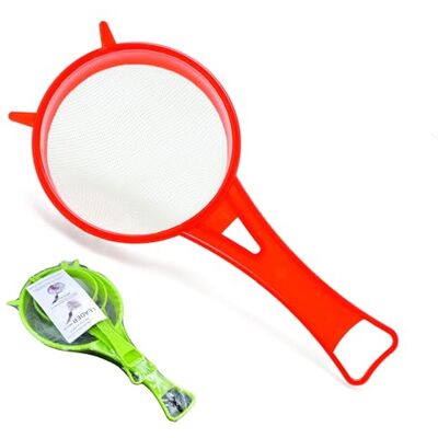 PARENCE . Set van 3 mini-zeefjes met kunststof handvat diameter 6 cm, 8 cm, 11 cm / thee, koffie, meel, rie, quinoa willekeurige kleuren PARENCE . Set van 3 mini-zeefjes met kunststof handvat diameter 6 cm, 8 cm, 11 cm / thee, koffie, meel, rie, quinoa willekeurige kleuren
