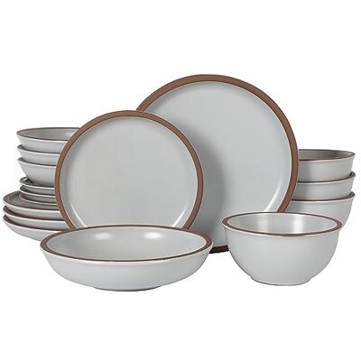 Gibson Tafelservies Lounge Lagos wit voor 4 personen Gibson Tafelservies Lounge Lagos wit voor 4 personen