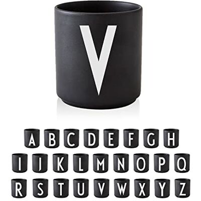 Design Letters Koffiemok (A-Z) cadeau-idee voor Vaderdag Mok a The in Porselein Cadeau Papa Espressomok ontworpen in Denemarken Vaatwasmachinebestendige koffiemok 250 ml Design Letters Koffiemok (A-Z) cadeau-idee voor Vaderdag Mok a The in Porselein Cadeau Papa Espressomok ontworpen in Denemarken Vaatwasmachinebestendige koffiemok 250 ml