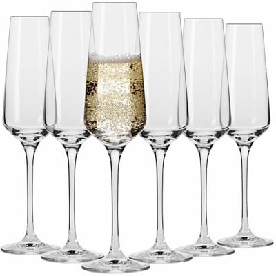 Krosno Kristal Champagne Fluitglas Set van 6 180 ML Avant-Garde Collectie Perfect voor Thuis, Restaurants en Feesten Vaatwasser Veilig Krosno Kristal Champagne Fluitglas Set van 6 180 ML Avant-Garde Collectie Perfect voor Thuis, Restaurants en Feesten Vaatwasser Veilig