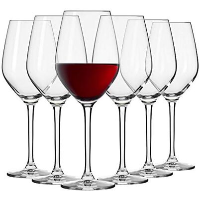 Krosno Klein wijnglas, 6 stuks, 300 ml, Splendour collectie, perfect voor thuis, restaurants, feesten, vaatwasmachinebestendig Krosno Klein wijnglas, 6 stuks, 300 ml, Splendour collectie, perfect voor thuis, restaurants, feesten, vaatwasmachinebestendig