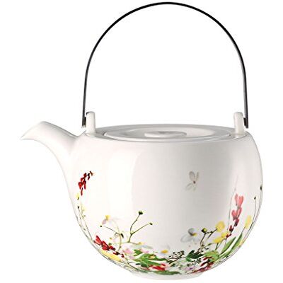 Rosenthal Brillance wilde bloemen theepot van porselein, meerkleurig, 19 x 17 x 15 cm Rosenthal Brillance wilde bloemen theepot van porselein, meerkleurig, 19 x 17 x 15 cm