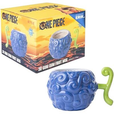 Grupo Erik One Piece mok 500 ml, Demon Fruit Officieel gelicentieerde mok Koffie & Thee Mok, Geek Cadeau-idee, Verjaardag of Kerstmis Grupo Erik One Piece mok 500 ml, Demon Fruit Officieel gelicentieerde mok Koffie & Thee Mok, Geek Cadeau-idee, Verjaardag of Kerstmis