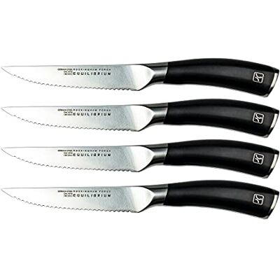 Rio Equilibrium steakmessenset van roestvrij staal, 11,5 cm, 4 stuks Rio Equilibrium steakmessenset van roestvrij staal, 11,5 cm, 4 stuks
