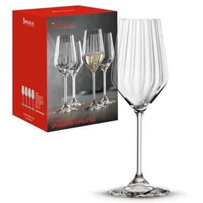 Spiegelau & Nachtmann 4450177 champagneglazen, kristalglas, 310 ml, 4 stuks Spiegelau & Nachtmann 4450177 champagneglazen, kristalglas, 310 ml, 4 stuks