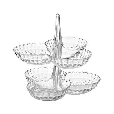 Guzzini Tiffany, 19920100 set van 2 platte borden – transparant, 27 x 25 x 25,5 cm Guzzini Tiffany, 19920100 set van 2 platte borden – transparant, 27 x 25 x 25,5 cm