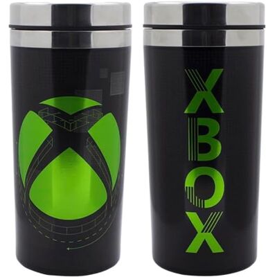 Paladone XBOX Reisbeker, officieel gelicentieerde fles, houdt dranken warm en koud, leuk cadeau voor spelers, ideaal voor pendelaars, 450 ml, zwart Paladone XBOX Reisbeker, officieel gelicentieerde fles, houdt dranken warm en koud, leuk cadeau voor spelers, ideaal voor pendelaars, 450 ml, zwart
