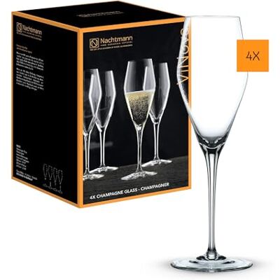 Nachtmann Spiegelau & Ensemble de 4 verres Flûtes à champagne Transparent Nachtmann Spiegelau & Ensemble de 4 verres Flûtes à champagne Transparent