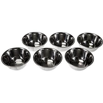 LACOR 14012 kommen van roestvrij staal/Garinox 12 cm, 0,4 l, 6 stuks LACOR 14012 kommen van roestvrij staal/Garinox 12 cm, 0,4 l, 6 stuks