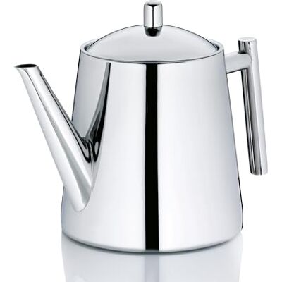 kela 11356 Theepot met filter, roestvrij staal, 1,7 l, Ancona, Grijs kela 11356 Theepot met filter, roestvrij staal, 1,7 l, Ancona, Grijs