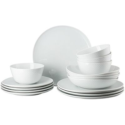 Rosenthal Junto White mueslikommen, wit, 16 stuks Rosenthal Junto White mueslikommen, wit, 16 stuks