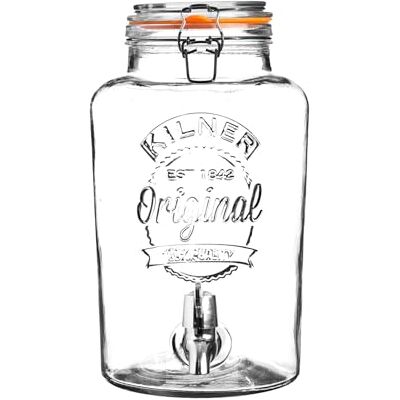 Kilner Ronde drankdispenser met kraan, 5 l Kilner Ronde drankdispenser met kraan, 5 l