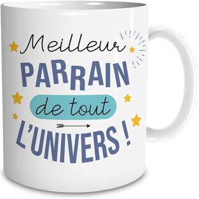 STC Mok (Mug) bedrukt "Beste peetvader van het hele universum" / maat: 11,5 x 8 x 9,7 cm STC Mok (Mug) bedrukt "Beste peetvader van het hele universum" / maat: 11,5 x 8 x 9,7 cm