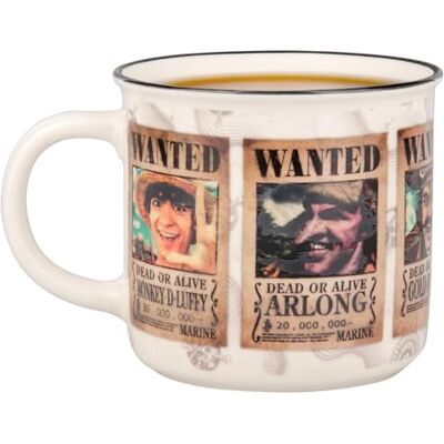 Paladone One Piece Wanted Pirates Strohoed Warmteveranderende Mok 350 ml Officieel gelicentieerd product Anime Koffiemok voor warme dranken, thee, warme chocolademelk, cadeau voor Paladone One Piece Wanted Pirates Strohoed Warmteveranderende Mok 350 ml Officieel gelicentieerd product Anime Koffiemok voor warme dranken, thee, warme chocolademelk, cadeau voor