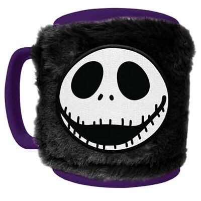 Pyramid Fuzzy Mok Jack Keramische mok met afneembaar bont 440ml Koffie en thee warm of koud Pyramid Fuzzy Mok Jack Keramische mok met afneembaar bont 440ml Koffie en thee warm of koud