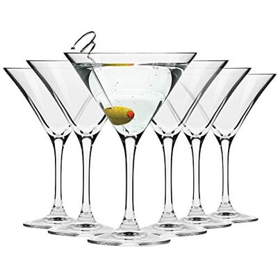Krosno Martini Cocktail Glazen Set of 6 150 ML Elite Collectie Perfect voor Thuis, Restaurants en Feesten Vaatwasser Veilig Krosno Martini Cocktail Glazen Set of 6 150 ML Elite Collectie Perfect voor Thuis, Restaurants en Feesten Vaatwasser Veilig