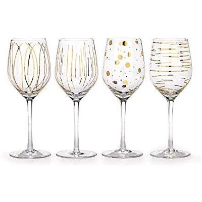Mikasa Wijnglas van kristal, goud Mikasa Wijnglas van kristal, goud