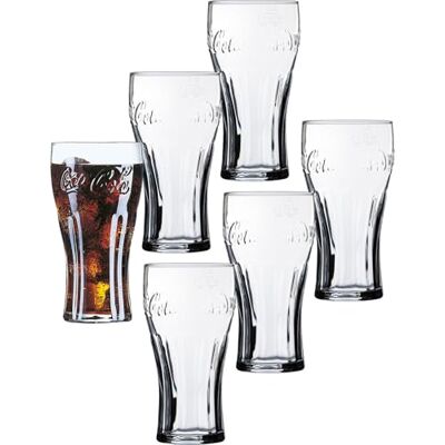 Arcoroc Cola Contourglazen, gekalibreerd, 37 cl, 0,3 l, 6 stuks Arcoroc Cola Contourglazen, gekalibreerd, 37 cl, 0,3 l, 6 stuks