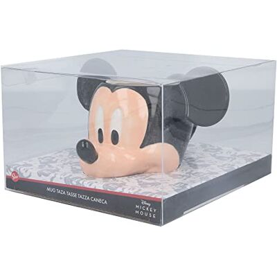 Stor 3D keramische mok 360 ml Mickey Mouse hoofd in geschenkdoos Stor 3D keramische mok 360 ml Mickey Mouse hoofd in geschenkdoos