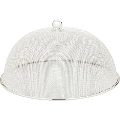 EDZARD Classic beschermhoes (diameter 30 cm, hoogte 16 cm) met aanslagbescherming, zilver résistant à la ternissure, cloche anti-mouches, pour buffet et jardin, service de table, idée cadeau EDZARD Classic beschermhoes (diameter 30 cm, hoogte 16 cm) met aanslagbescherming, zilver résistant à la ternissure, cloche anti-mouches, pour buffet et jardin, service de table, idée cadeau