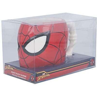 Stor 3D keramische mok kop 410 ml, Spiderman in geschenkdoos Stor 3D keramische mok kop 410 ml, Spiderman in geschenkdoos