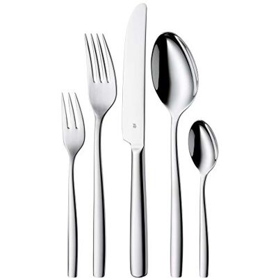 WMF Palma Basic 1272916040 bestekset, chroom, zilver, 20 x 1 x 1 cm, 30 stuks WMF Palma Basic 1272916040 bestekset, chroom, zilver, 20 x 1 x 1 cm, 30 stuks