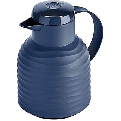 Emsa Samba Wave N4011000 thermoskan, 1 liter, marineblauw Emsa Samba Wave N4011000 thermoskan, 1 liter, marineblauw