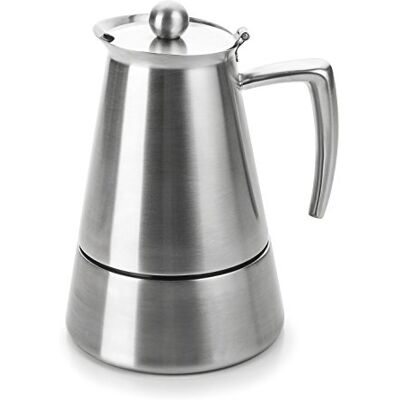 LACOR 62076 Spresso-koffiezetapparaat, roestvrij staal LACOR 62076 Spresso-koffiezetapparaat, roestvrij staal