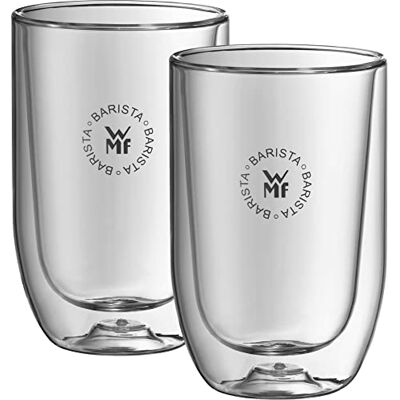 WMF Barista Lot de 2 verres à latte macchiato à double paroi 280 ml Verre à double paroi double paroi Passe au lave-vaisselle WMF Barista Lot de 2 verres à latte macchiato à double paroi 280 ml Verre à double paroi double paroi Passe au lave-vaisselle