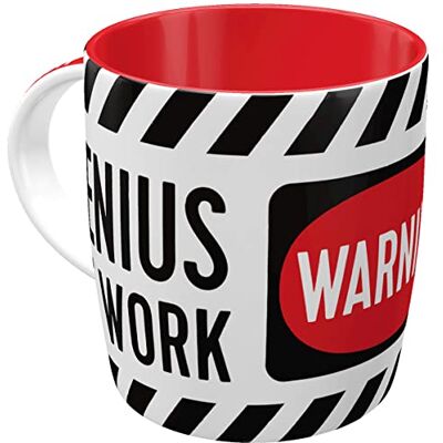 ART Genius at Work Retro koffiemok, 330 ml, cadeau-idee voor gamers, keramische mok, vintage design ART Genius at Work Retro koffiemok, 330 ml, cadeau-idee voor gamers, keramische mok, vintage design