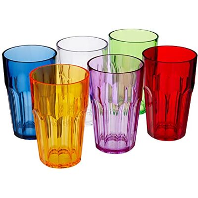 Guzzini Fratelli Happy Hour SAN 07230652 grote bekers, set van 6 Guzzini Fratelli Happy Hour SAN 07230652 grote bekers, set van 6