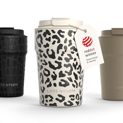 LARS NYSØM Thermosbeker voor koffie, 380 ml, reisbeker, thermosbeker voor Thermo Coffee Mug to go 4 uur warm en 8 uur koud thermobeker voor koffie op reis thermobeker van roestvrij staal LARS NYSØM Thermosbeker voor koffie, 380 ml, reisbeker, thermosbeker voor Thermo Coffee Mug to go 4 uur warm en 8 uur koud thermobeker voor koffie op reis thermobeker van roestvrij staal