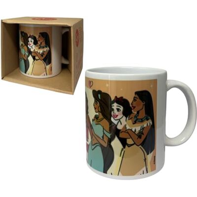 CARTOON Disney Prinsessen Keramische Mok Mok met Sublimatische Print Ontbijtkom 325 ml voor Kinderen CARTOON Disney Prinsessen Keramische Mok Mok met Sublimatische Print Ontbijtkom 325 ml voor Kinderen